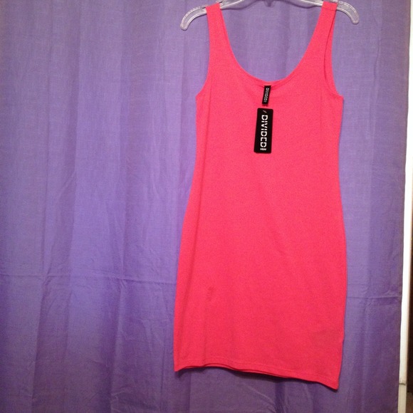 ⛔️sold⛔️ Hot pink bodycon dress