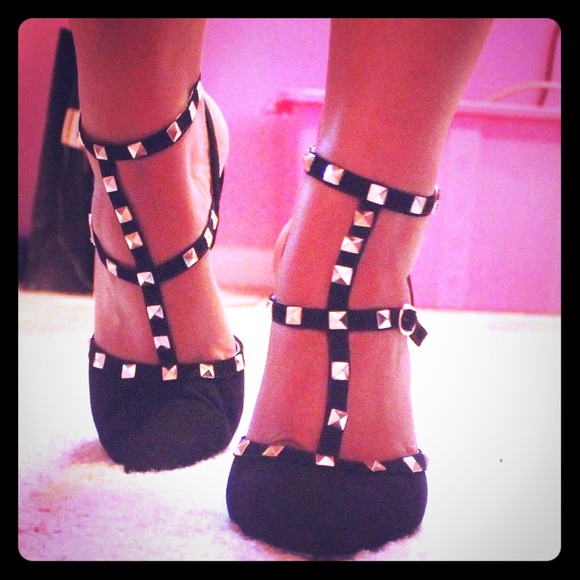 Studded Heels