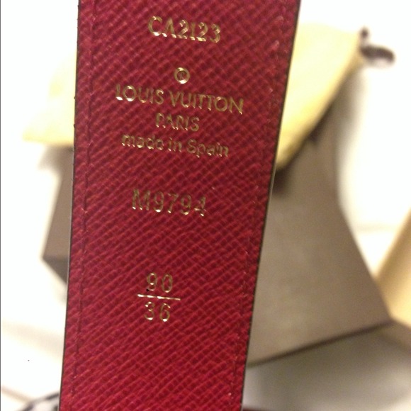 Authentic Louis Vuitton ladies belt - Picture 2 of 4