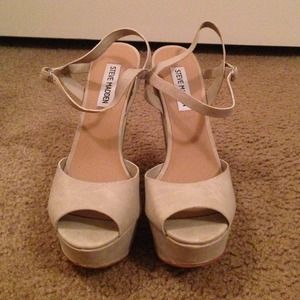 Steve Madden nude wedges 👡💕