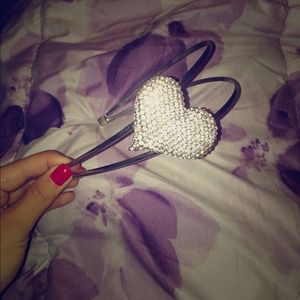 Bebe heart headband