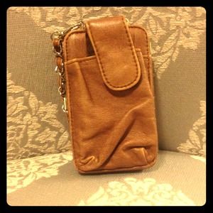 Brown Wristlet and Phone Holder