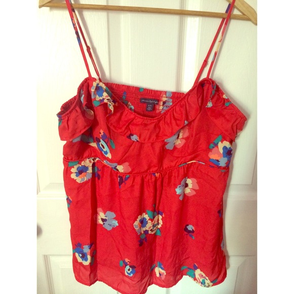 American Eagle Outfitters AEO Floral Tank Top Cami