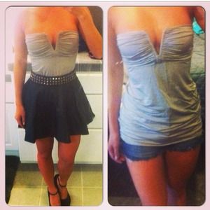 ▫️◽️ Marciano Guess silver tube top ◽️▫️