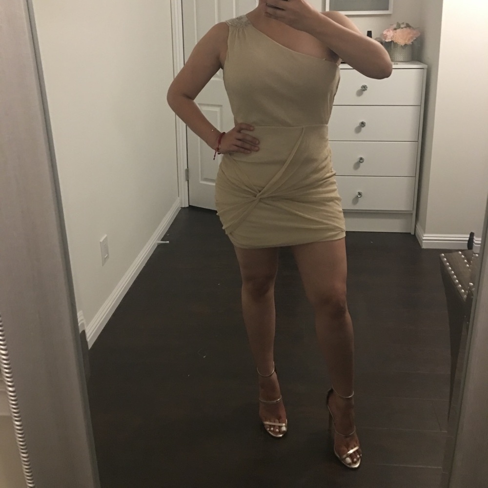 Asos Champagne Dress, size 6