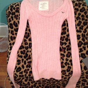 Pink hollister sweater