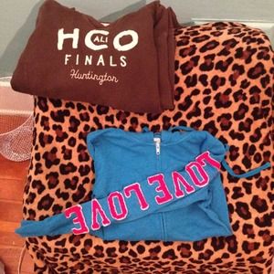 Brown hollister sweatshirt