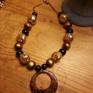 Cheetah bubble gum necklace