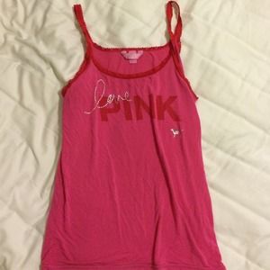 VICTORIAS SECRET PINK sleep tank