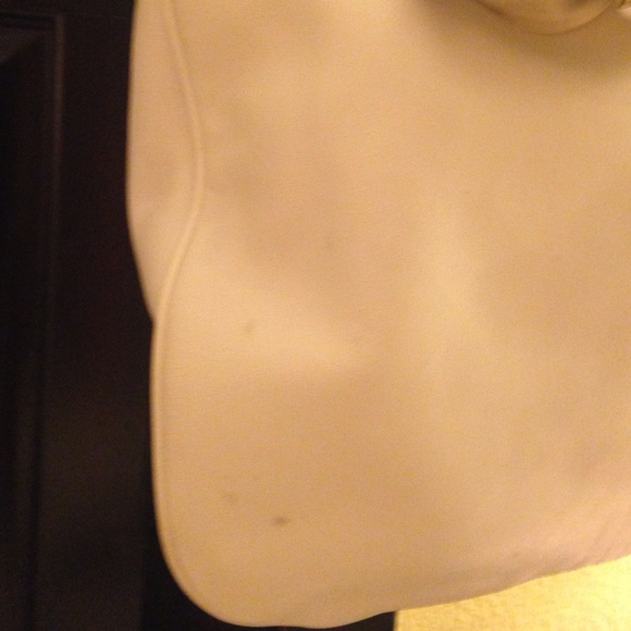 Auth. Gucci Positano all-leather white hobo bag - Picture 3 of 4