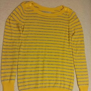 Yellow & silver sweater