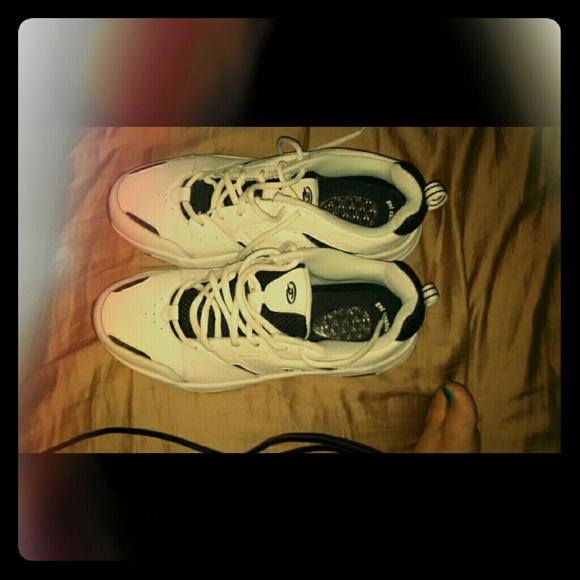 Blue and White Men Shoes