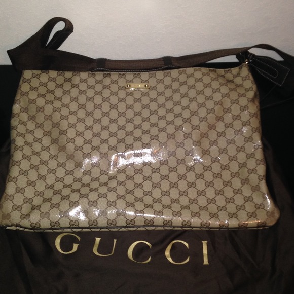 Large Gucci messenger bag. **item sold locally**