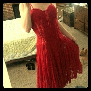 °•°•°HP 9/2 14•°•°•RED corset dress♡
