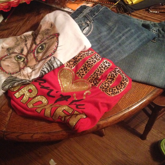 2 shirts pants and shorts