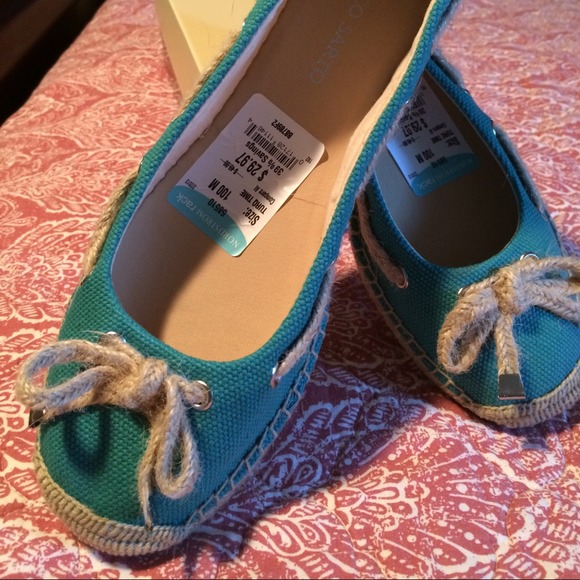 NWT! Franco Sarto ballet flat espadrilles.