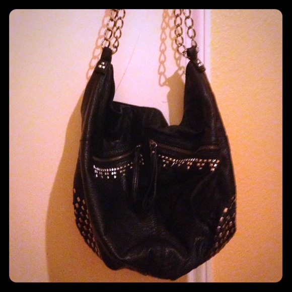 Black, Converse One Star, Studded Purse.