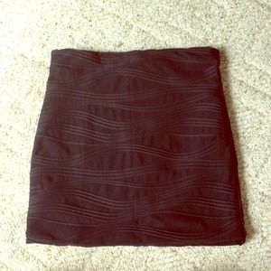Black pencil skirt