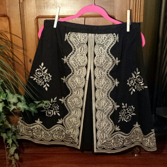 New York & Co. Embellished Skirt