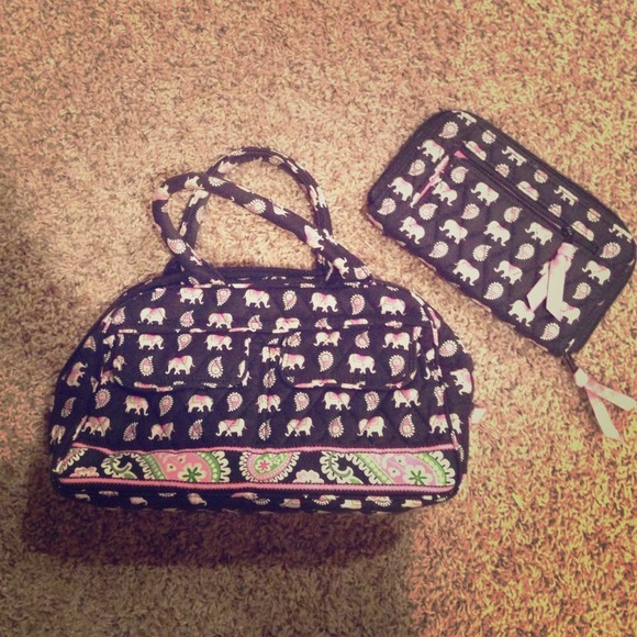 Vera Bradley Handbag and Wallet