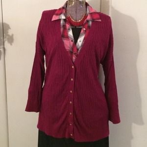 🎉REDUCED 🎉 NEW Miami Beet Cardigan Sweater🎀