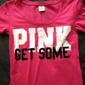 pink 'get some' shirt