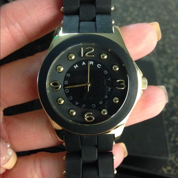 New Marc Jacobs Black on gold watch, REDUCED!