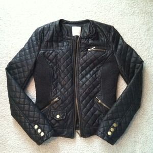 Zara faux leather jacket
