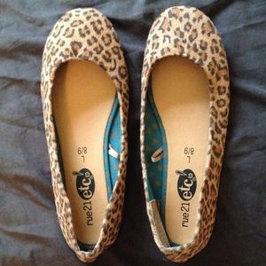 cheetah print flats