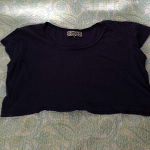 Urban outfitters navy crop top