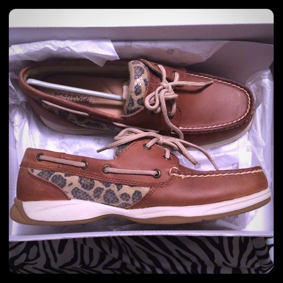 Leopard Print Sperry's