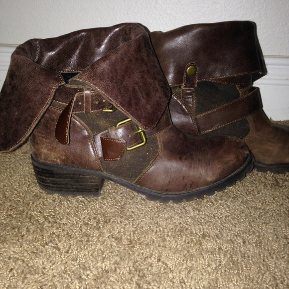 Distressed Boots