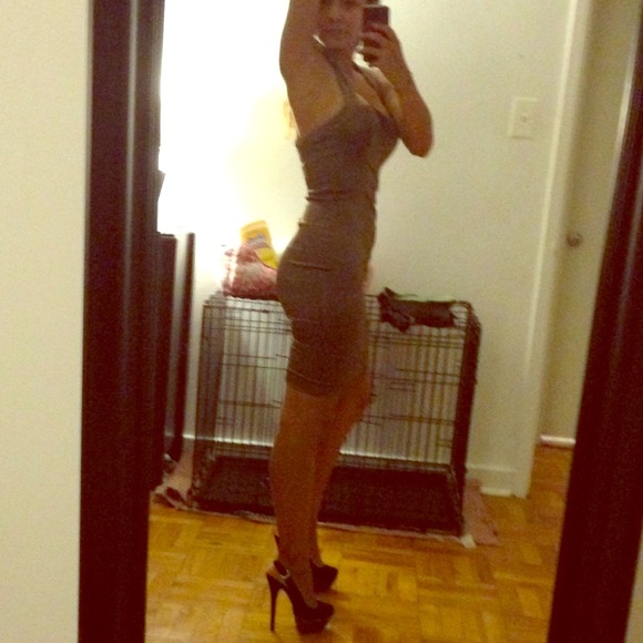 Bronze Bebe Sexy Dress