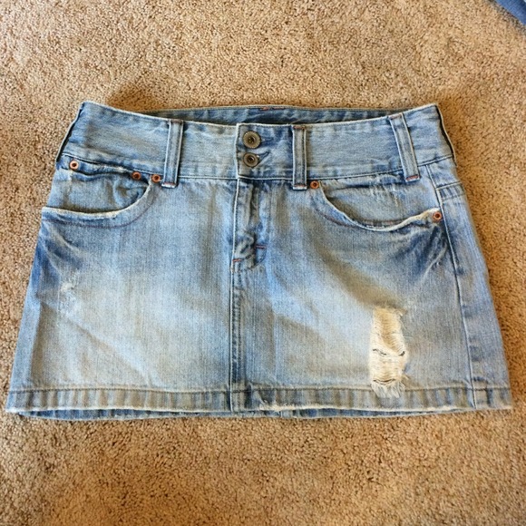 American eagle denim skirt