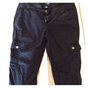 A.N.A cargo black pants.