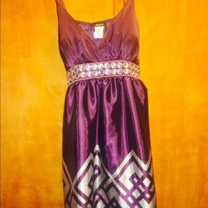 Boutique satin dress