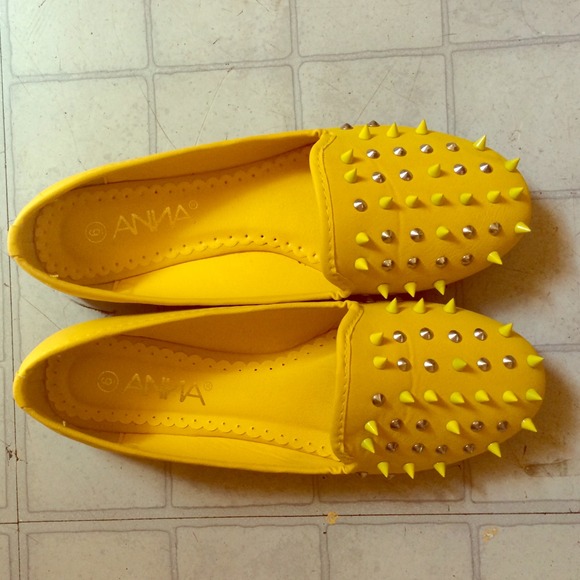Yellow loafers