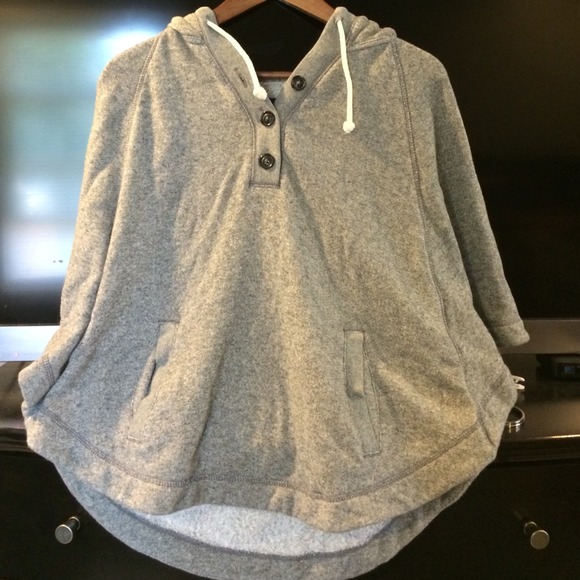 American Eagle hoody poncho