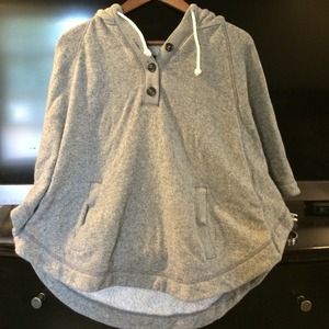 American Eagle hoody poncho