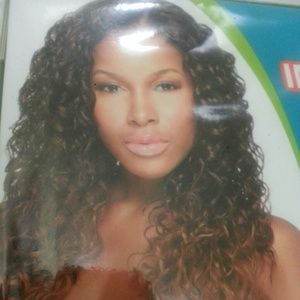 Model model invisible part wig