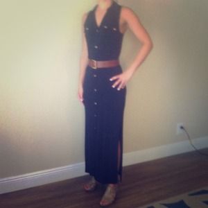 Bundle Michael Kors Navy Dress &Black/white top