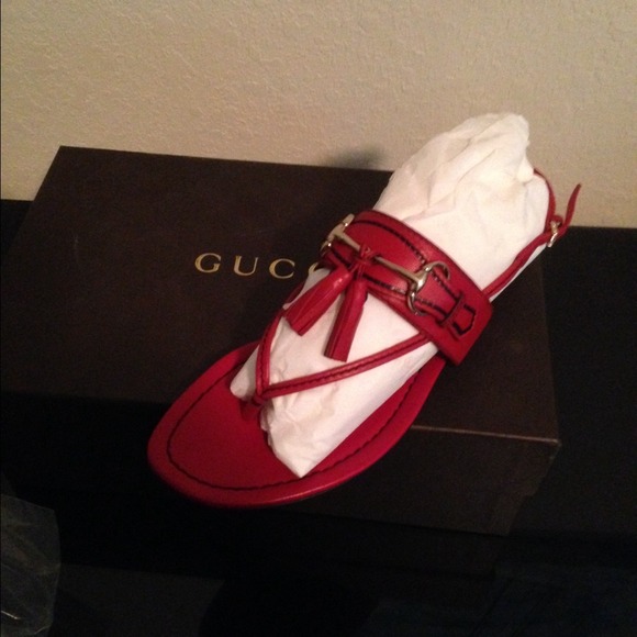 Gucci Tabasco Saddle Soft sandals