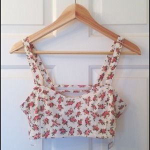 NEW Floral Caged Bralette