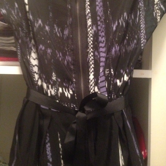 SOLD!!Black/Lavender/Grey Dress - Picture 4 of 4