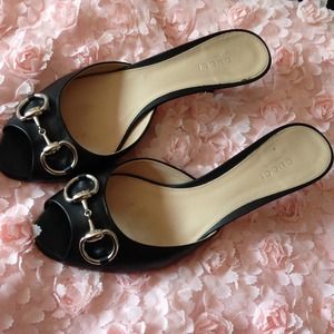 Gucci Horsebit  kitten sandal