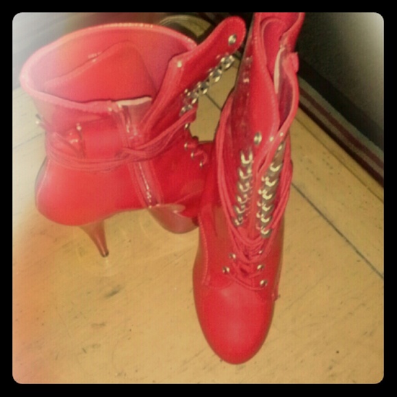 High heel shoes