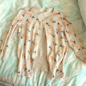 Floral cardigan