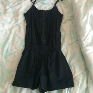 Cute black romper