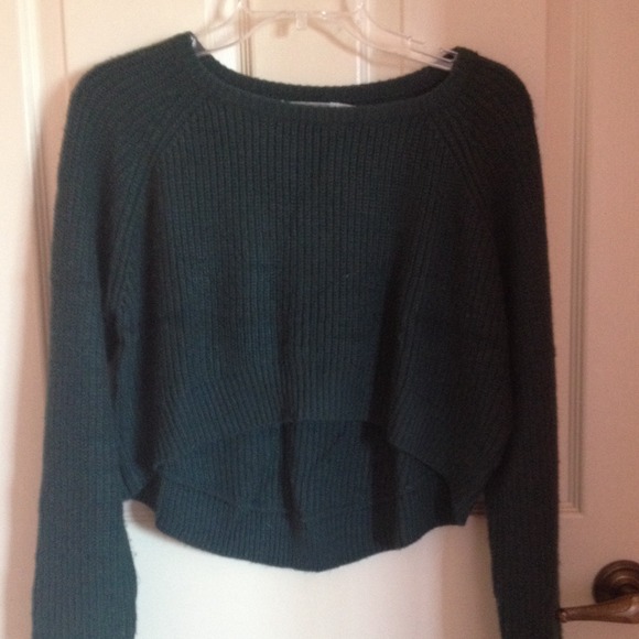 forest green sweater