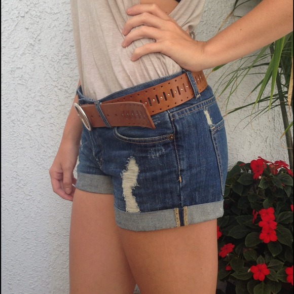 Forever 21 premium denim shorts